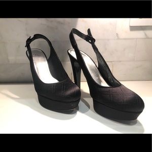 Stuart Weitzman Slingback High Heel Pumps, Black